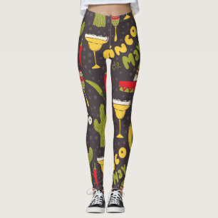 Leggings Mai anniversaire guêtres Cinco De Mayo 5 mai drô