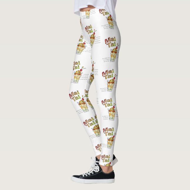 LEGGINGS MAI TAI COCKTAIL RECEIL ART (Gauche)