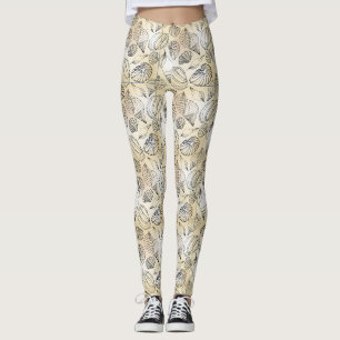 Leggings Maison de plage Coquillages Nautiles
