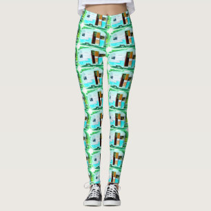 Leggings maison vintage Thunder_Cove de caravane