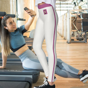Leggings Maman de chat personnalisée Amateur d'animaux Neut