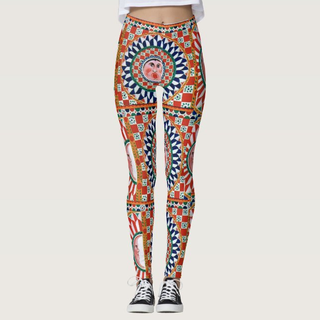 Leggings Maman Mia de guêtres de Maiolica ! (Devant)