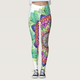 Leggings Mandala coloré exotique