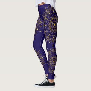 Leggings Mandala doré