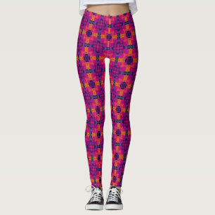 Leggings Mandala Psychédéliques Vibrants