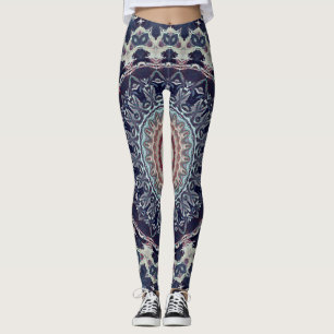 Leggings Mandala ronde sans couture motif arabe k