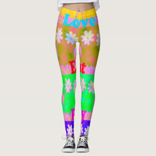 Leggings Mange Amour Jouer Vêtements floral sur toute l'imp