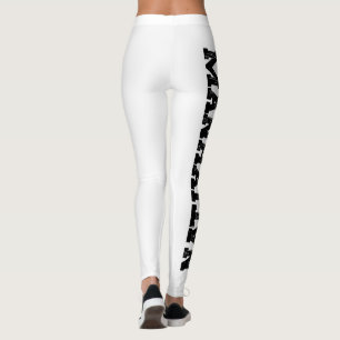 Leggings Manhattan NYC mode, NY conception de typographie