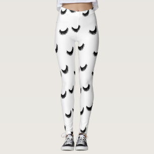 Leggings Maquilleur de prolongements de cil de motif de