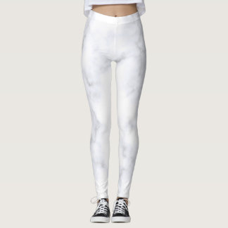 Leggings Marbre blanc hipster