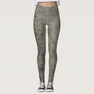 Leggings Marbre de verre Granite Shimmer Style design éléga