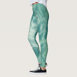 Leggings Marbre vert