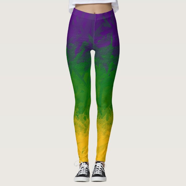 Leggings Mardi Gras Gradient (Devant)