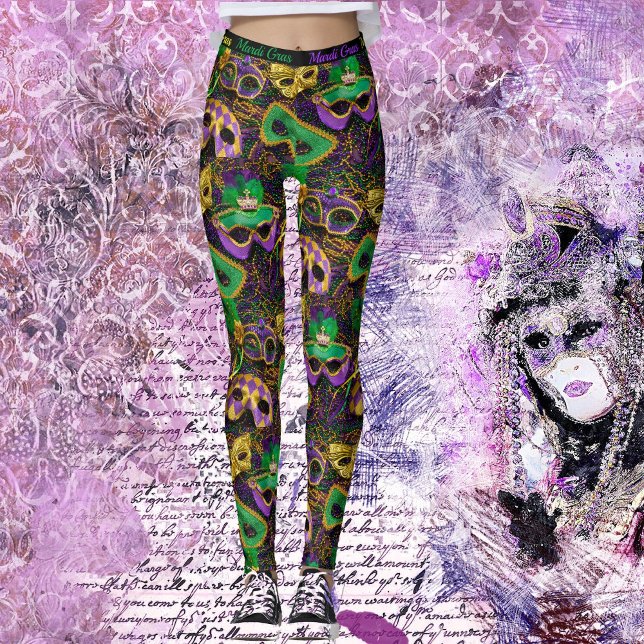 Leggings Mardi Gras Ultimate Prêt À Faire La Fête (Créateur téléchargé)