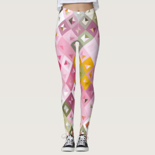 Leggings Mardi Gras, vêtements actifs multicolores à motifs