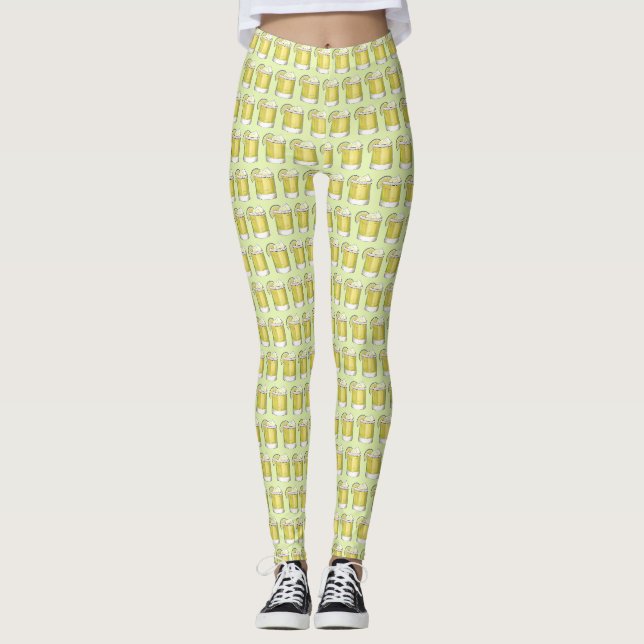 Leggings Margarita Cocktail Bar en verre Boisson mixte Lime (Devant)