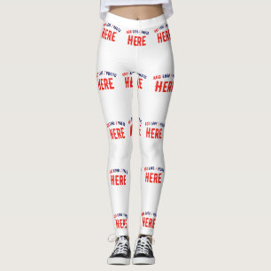 LEGGINGS MARQUE BLANCHE MODERNE ET PERSONNALISABLE VÉRIFIÉE