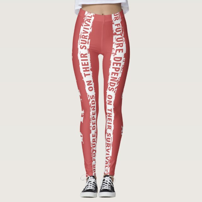 Leggings Marque en voie de disparition (Devant)