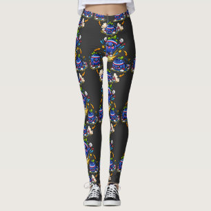 Leggings Mascotte de forme physique Myrtille Sauter Éclatem