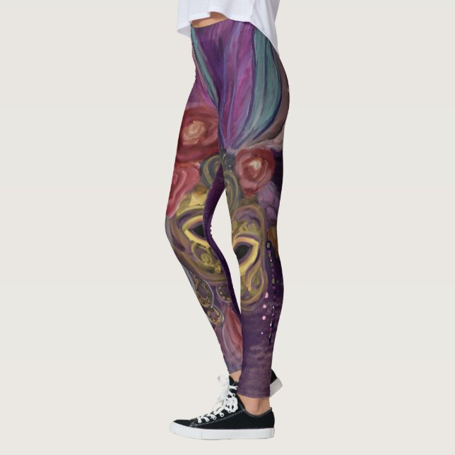 LEGGINGS MASQUERADE VENICE ART (Gauche)