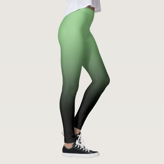 Leggings Matcha Black Ombre (Droite)