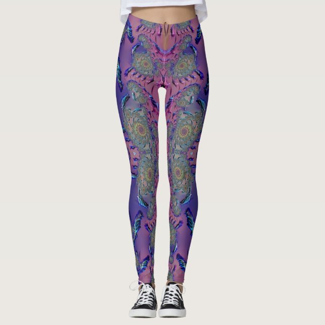 Leggings ~maul blue 3D ~ Original (Vorderseite)