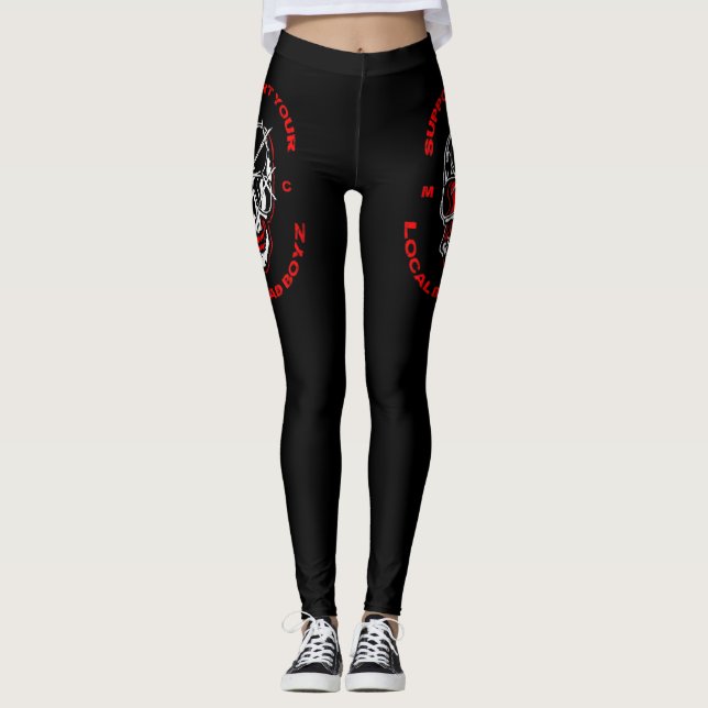 Leggings Mauvaises guêtres de soutien de Boyz (Devant)