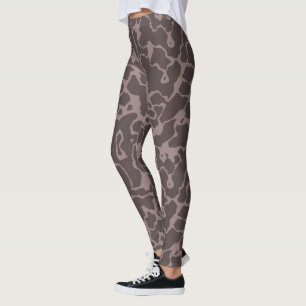 Leggings Mauve Abstrait