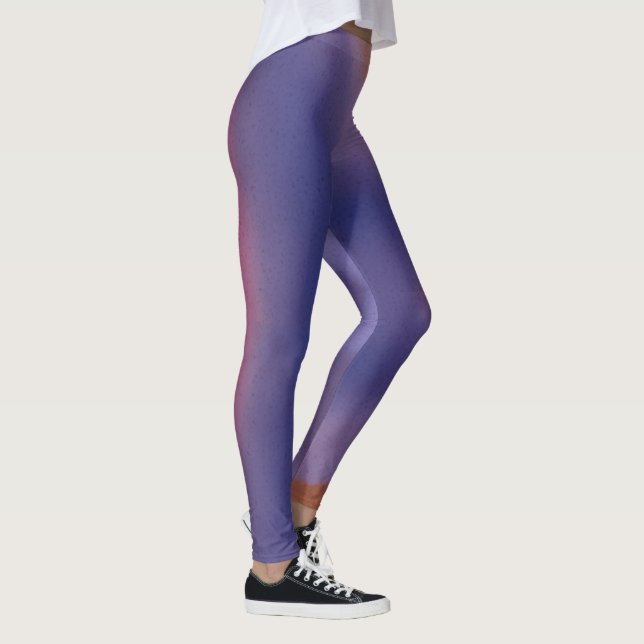 Leggings “Mauve Mirage Flow”  –  Abstract Pink Blue Peach (Droite)