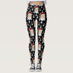 Leggings méchant xmas mal santa claus