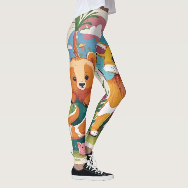 Leggings Meerkats bronzants (Droite)