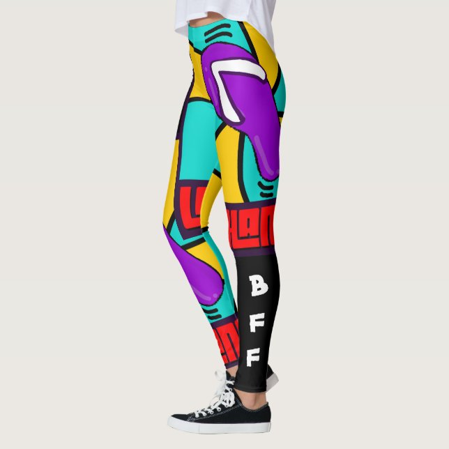 Leggings Méfiez-Vous De La Chancla Funny (Gauche)