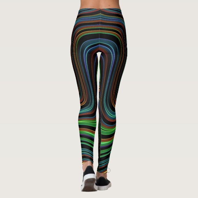 Leggings ~ mehrfarbig ~ Original (Rückseite)