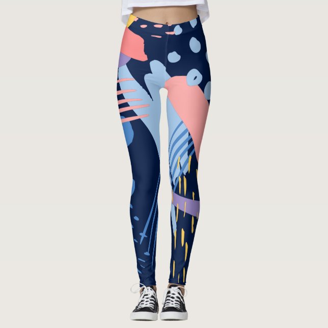 LEGGINGS MEILLEUR MOTIF COLORÉ  (Devant)