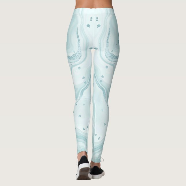 Leggings Meilleures légendes d'aquarelle pour un style orig (Dos)