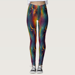 Leggings Mélange Abstrait Zodiac Aztec