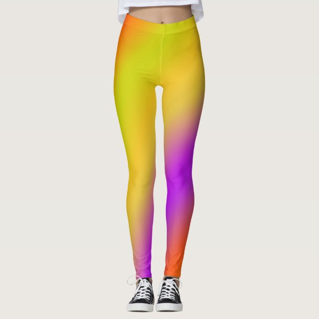 Leggings Mélange de couleur souple 171116(01) (Devant)