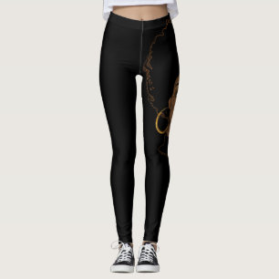 Leggings Melanin Femmes African American Pride Histoire noi