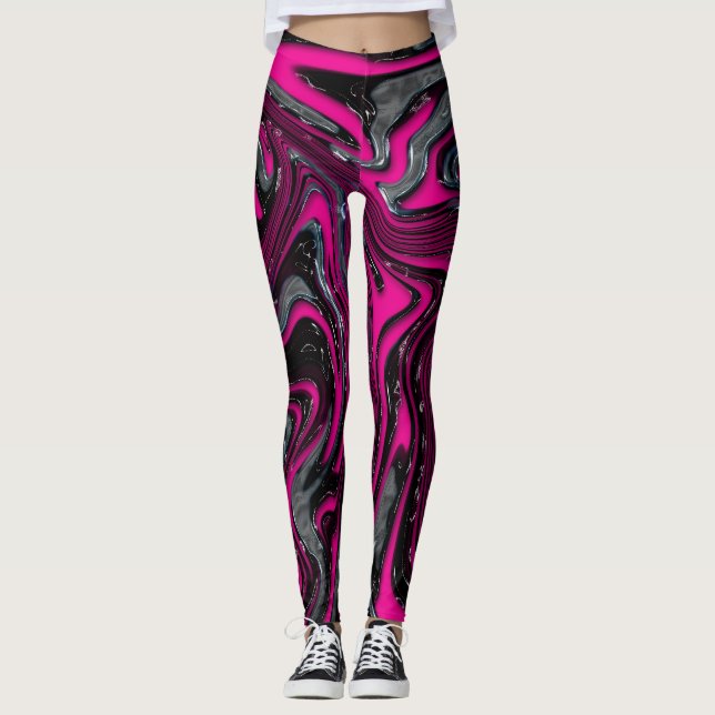 Leggings Melter rose (Devant)