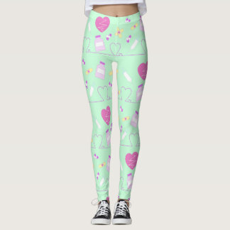 Leggings menhera in mint