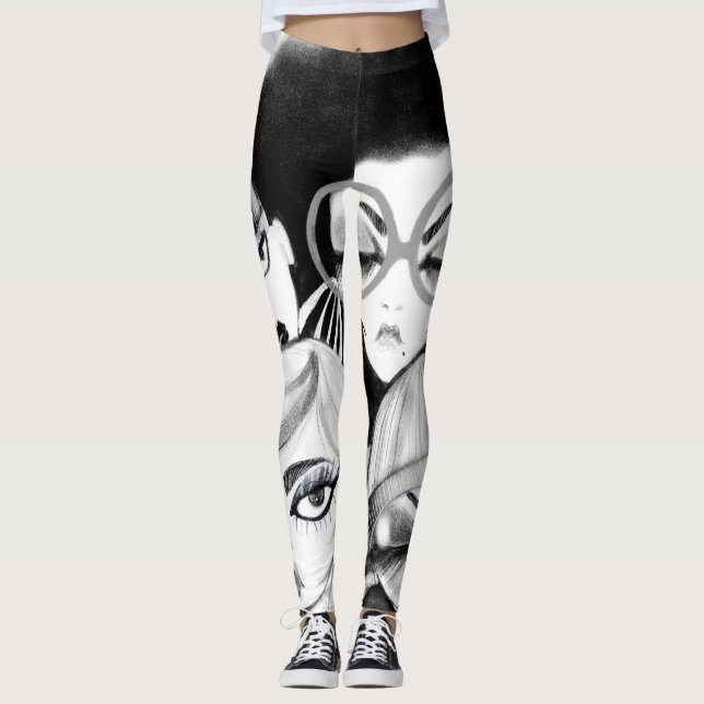 LEGGINGS MES GUÊTRES DE GARDIEN DE SOEURS (Devant)