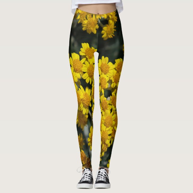 Leggings Mess jaune (Devant)