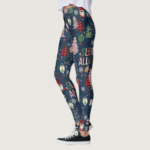 Leggings Mignonne Gnome de Noël coudre toute la journée