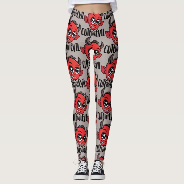 Leggings Mignonne mais mal (Devant)