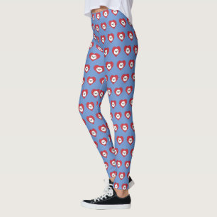 Leggings Mignons mouton caricature avec coeur en Arrière -