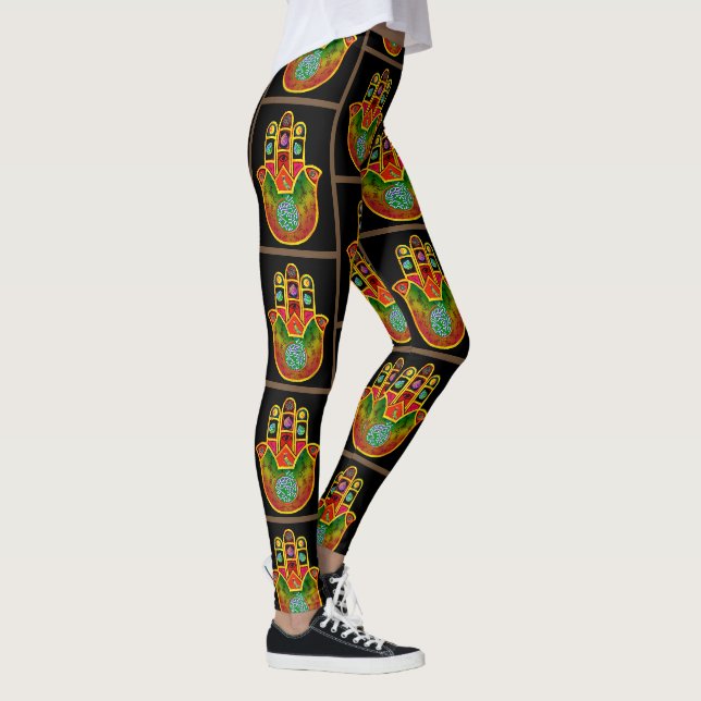 Leggings Milliamperestunde Jongg Hamsa (Rechts)