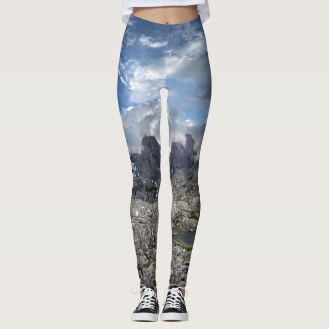 Leggings Minarets Panorama au-dessus des lacs Nydiver - Sie (Devant)