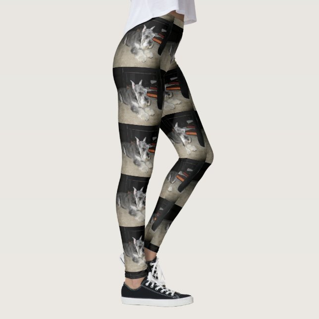 Leggings Mini_Schnauzer pose (Droite)