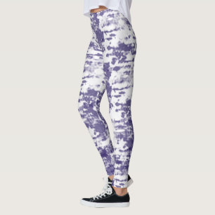 Leggings Minimalisme blanc bleu art Abstrait