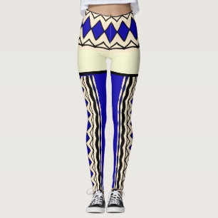 Leggings mit afrikanischem Muster
